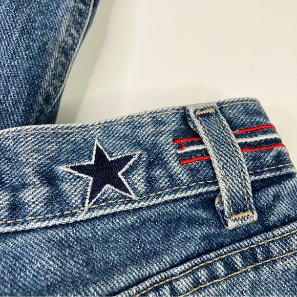 Tommy Hilfiger | Y2K Star Perfect T Jeans Medium Wash Faded Denim Cotton 6 - Picture 12 of 12